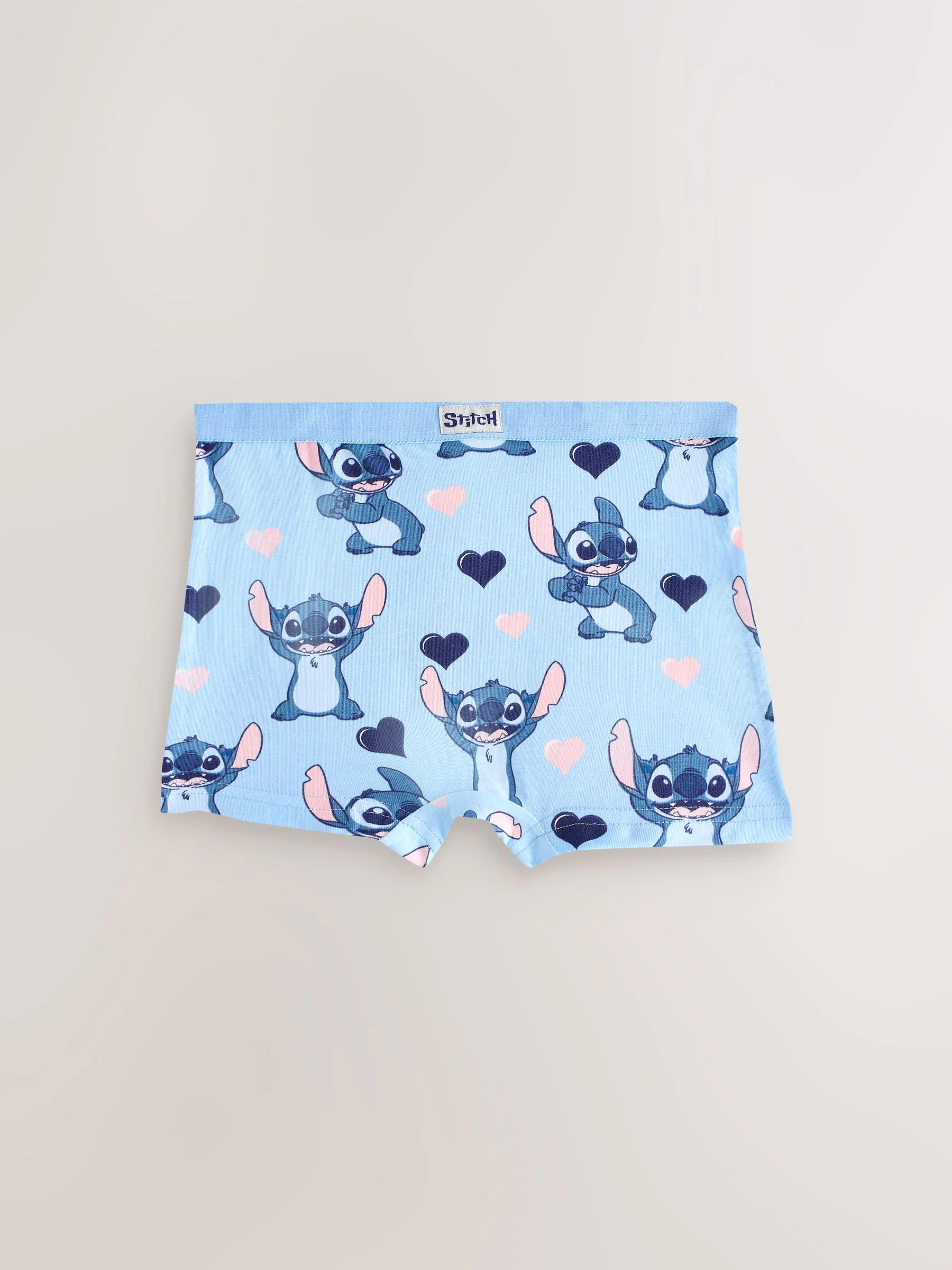 Roze/blauw - Disney Stitch en Angel shorts 5 -pack (2-16jr)
