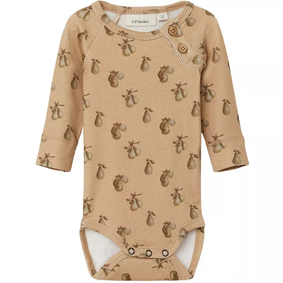 Lil'Atelier Langarmbody Nbmgeo Warm Sand