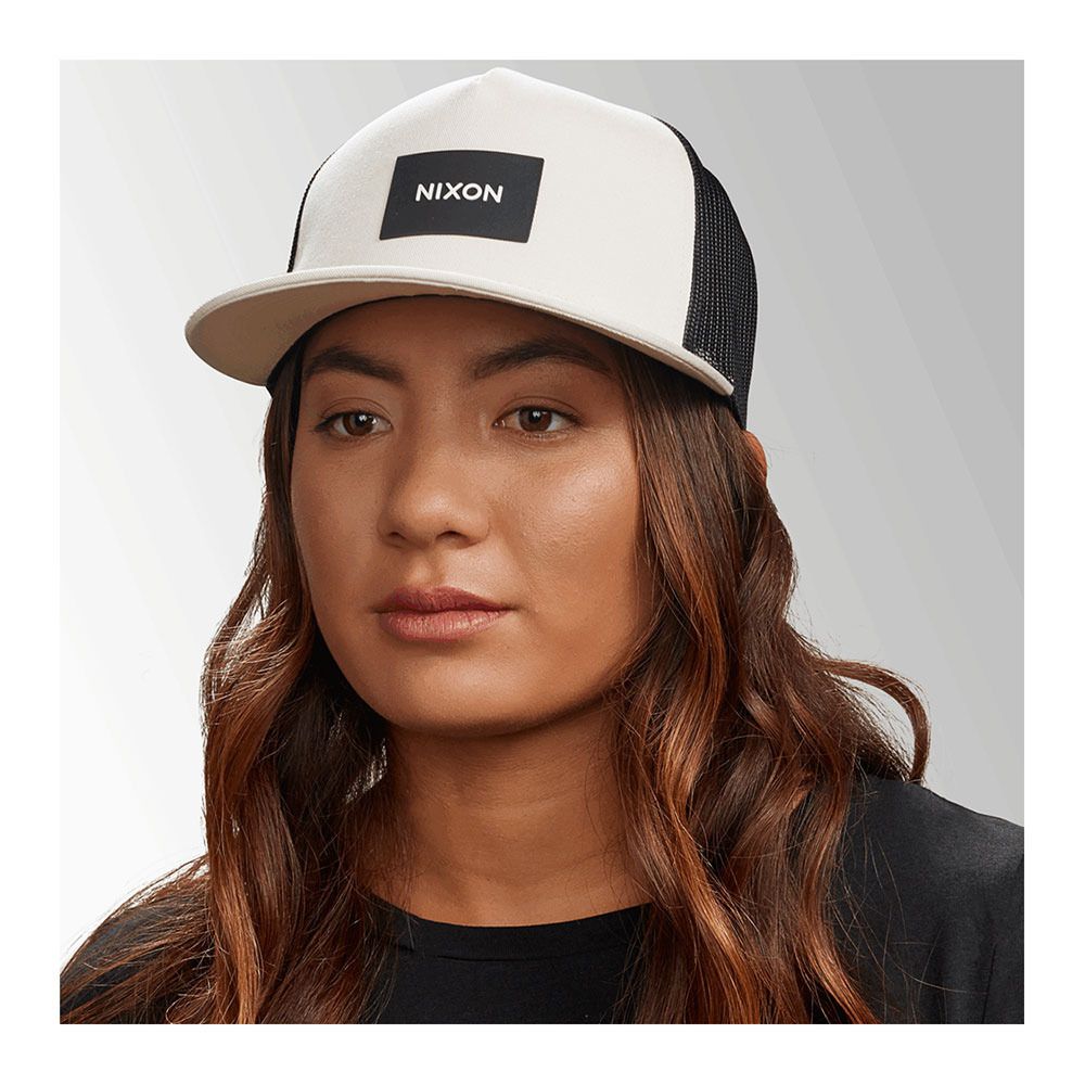 Nixon TEAM - Casquette cream/black
