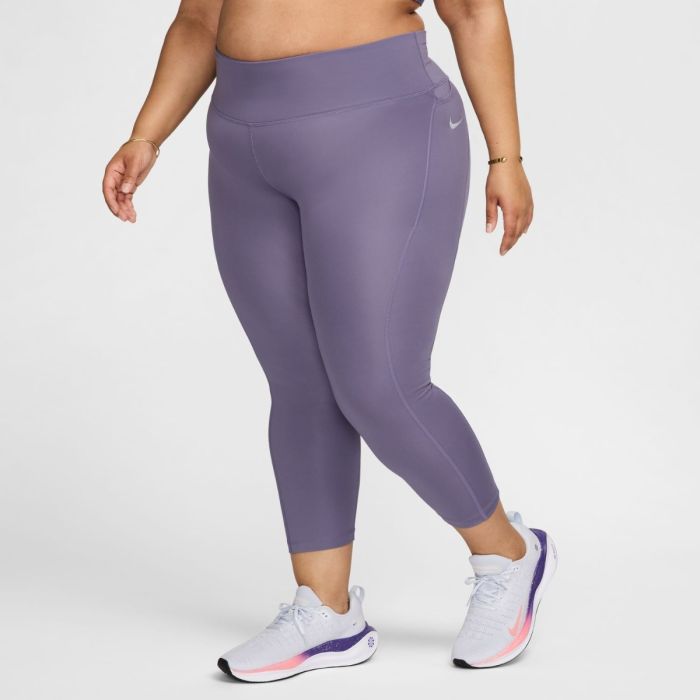 Nike Dame Lange tights Dri-Fit Fast Crop Tight (Plus Size) Lilla