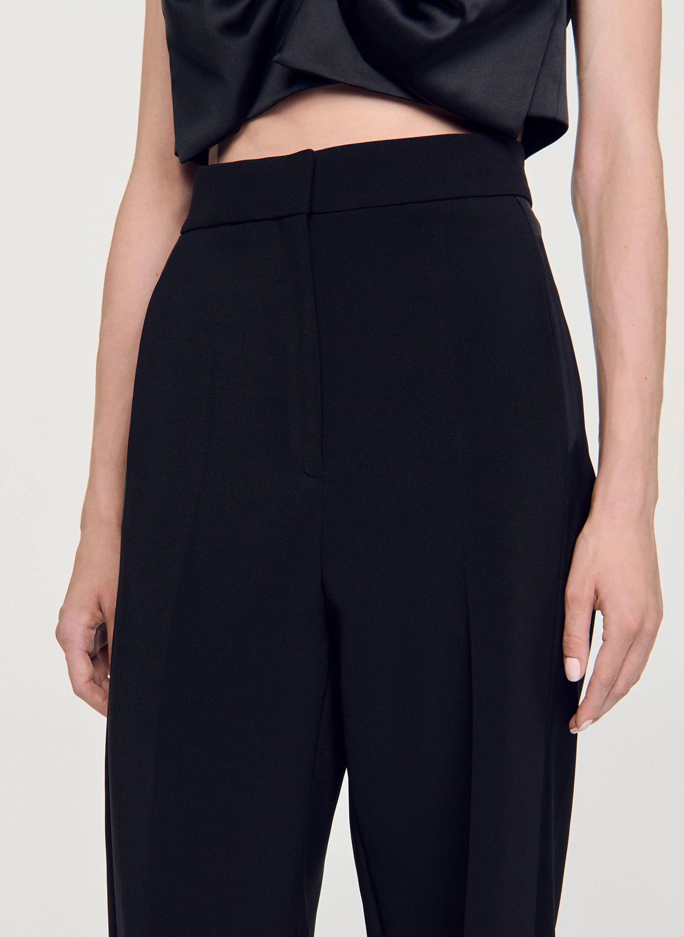 Pantalon à pinces | Noir