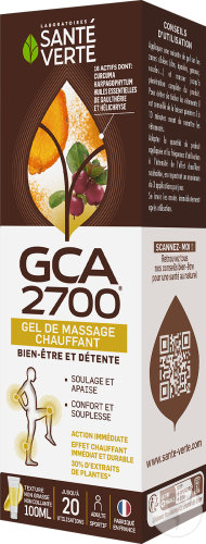 Santé Verte GCA2700 Gel De Massage Chauffant Tube 100ml