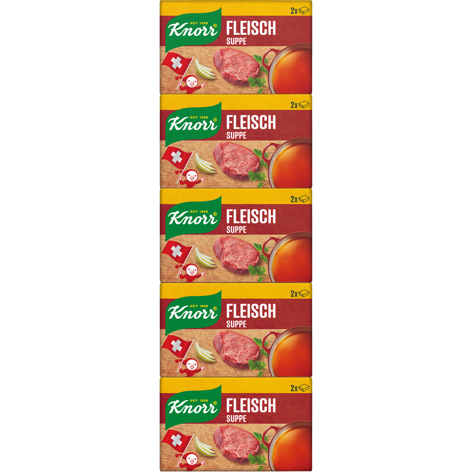 Knorr Bouillon Fleischsuppe Stangen 109g