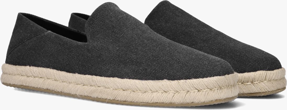 TOMS zwarte toms espadrilles santiago heren