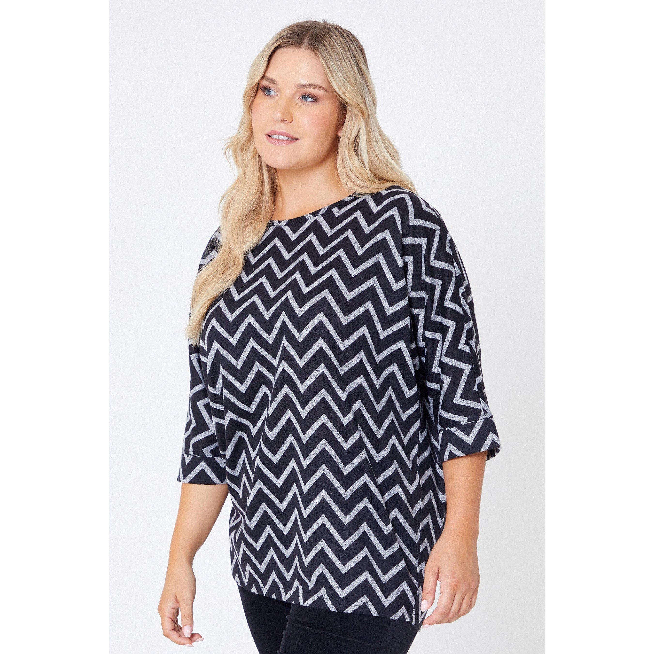 Be You Ladies Supersoft Zag Tunic