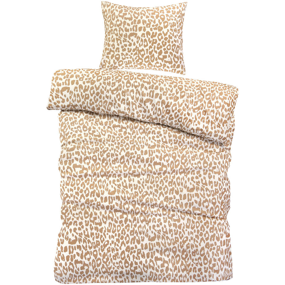 Dekbedovertrek Jip Beige 200x200 cm