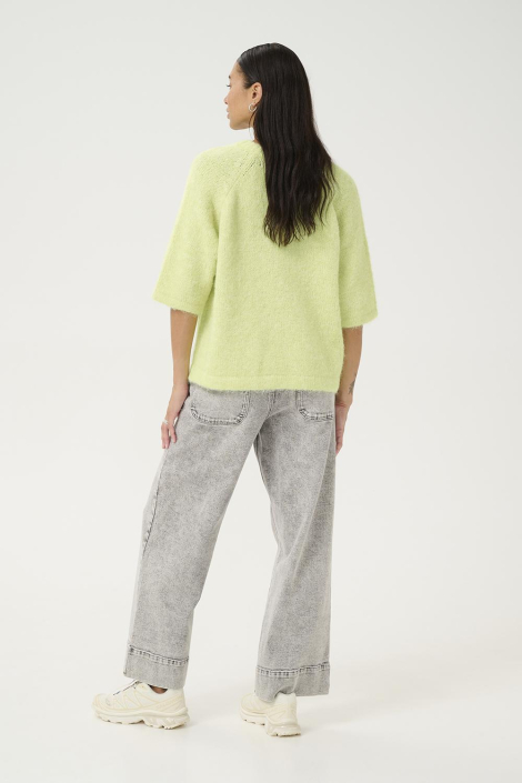 Kaffe groene dames trui