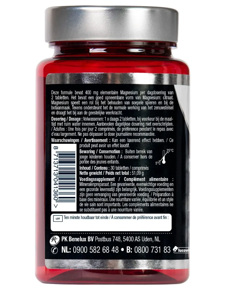 Magnesium Citraat tabletten 400 mg