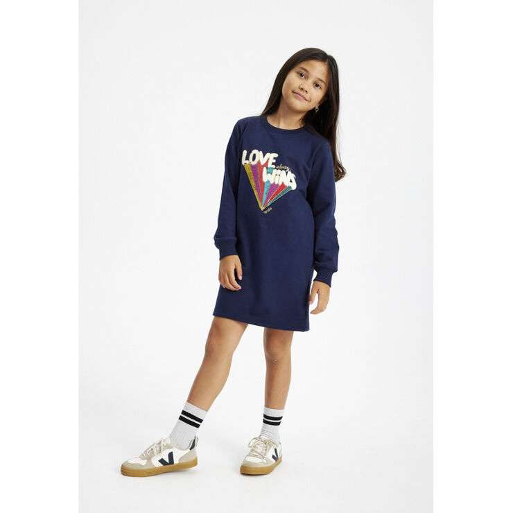 The New TNLing Sweatdress Navy blazer