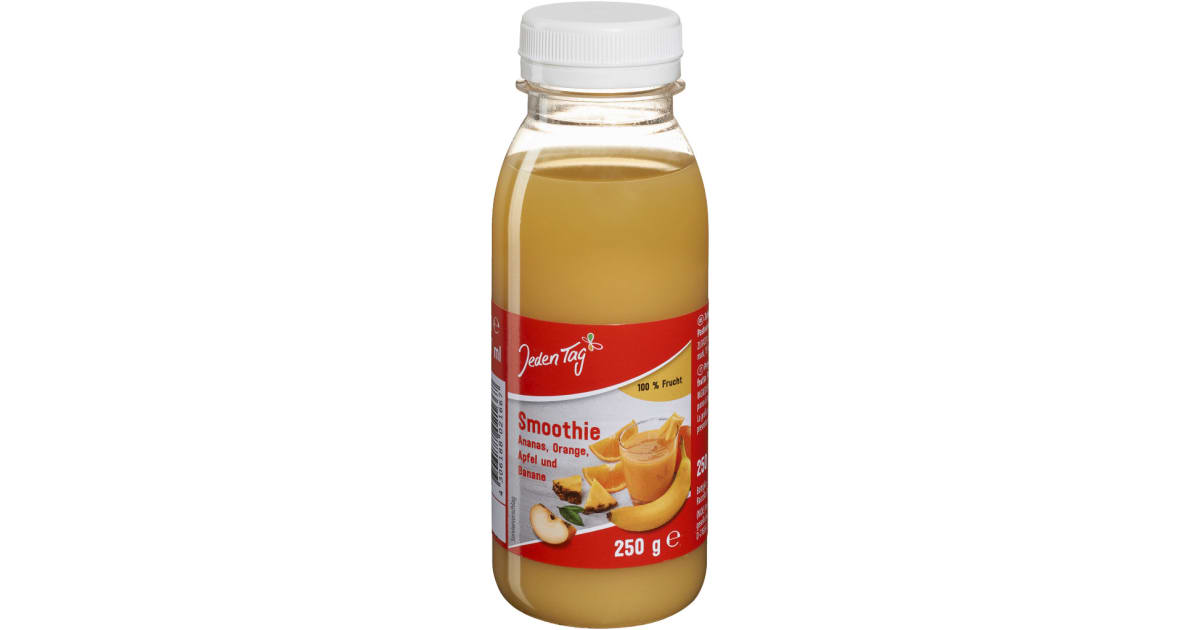 Jeden Tag Smoothie Ananas-Orange-Banane (Einweg)