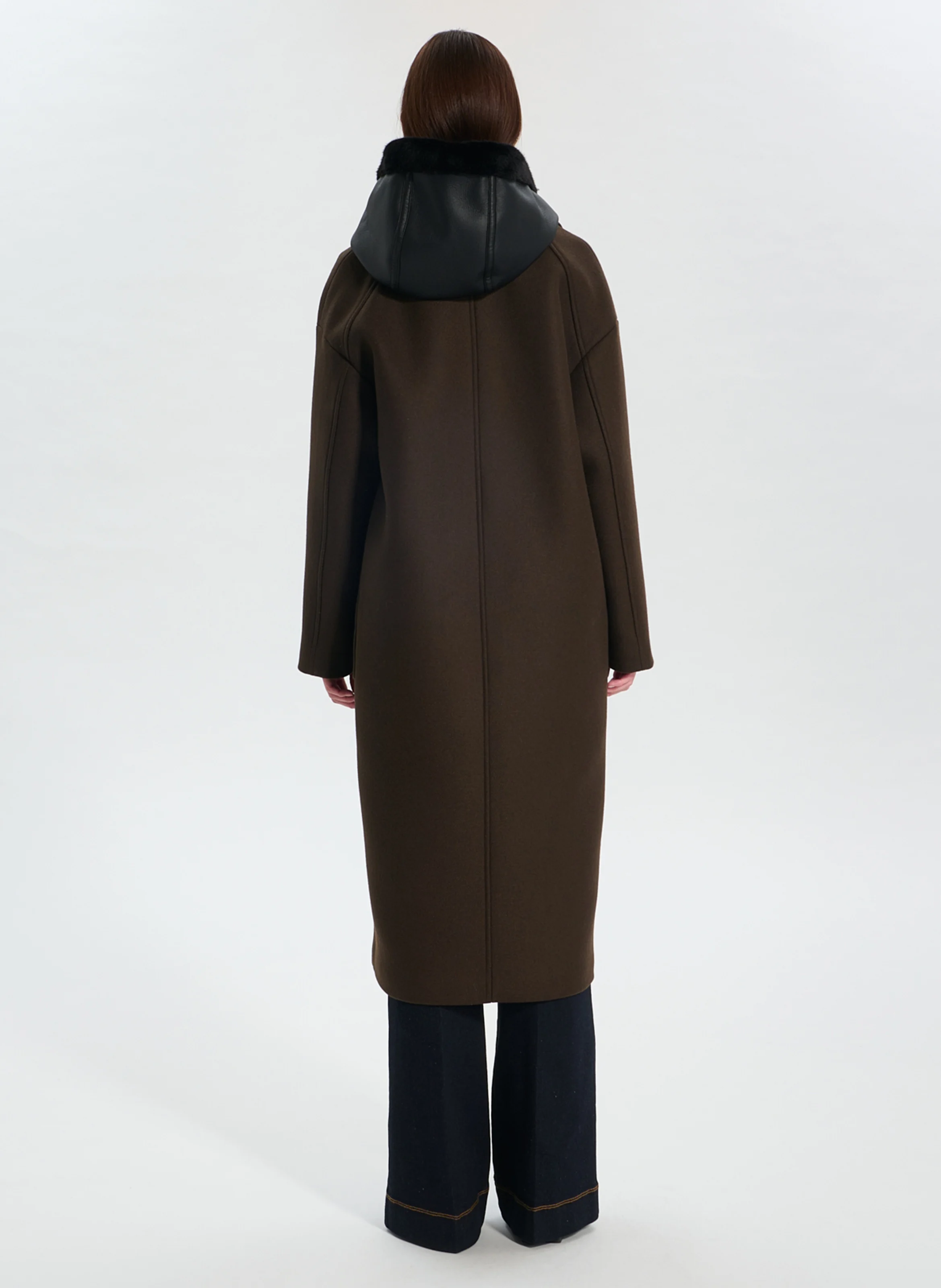 CAPU - Capuche en fourrure synthétique | Noir