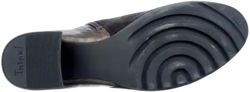 000999-3000 Think bruin combi - maat 37 enkellaars bruin combi - maat 37 Calandschoen