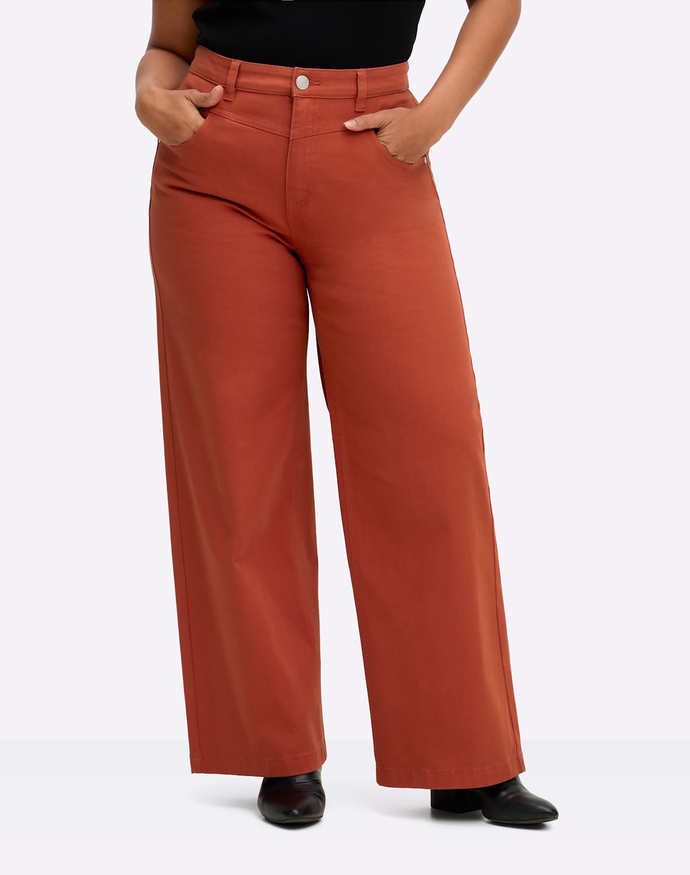 Sheego High-waist-Jeans 1 Stk. tlg.