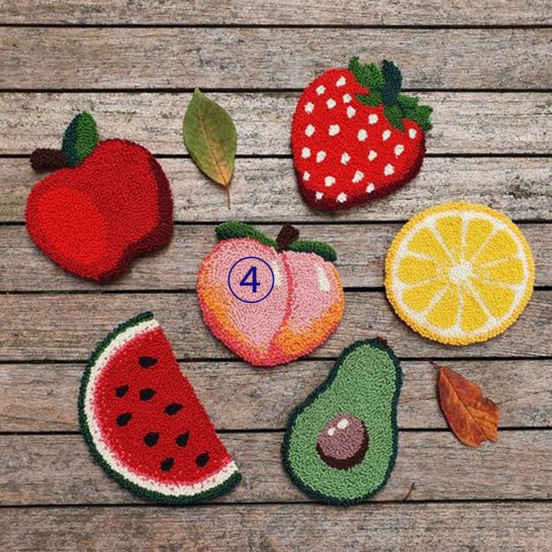 Embroidery Kingdom - DIY-naaiset met fruitgarenonderzetters (verschillende ontwerpen)