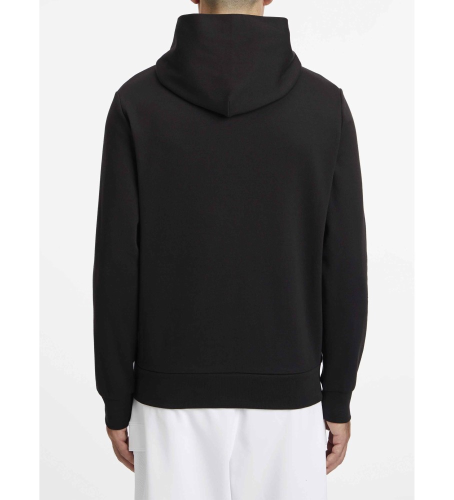 Moletom com capuz Calvin Klein em poliéster reciclado - Preto
