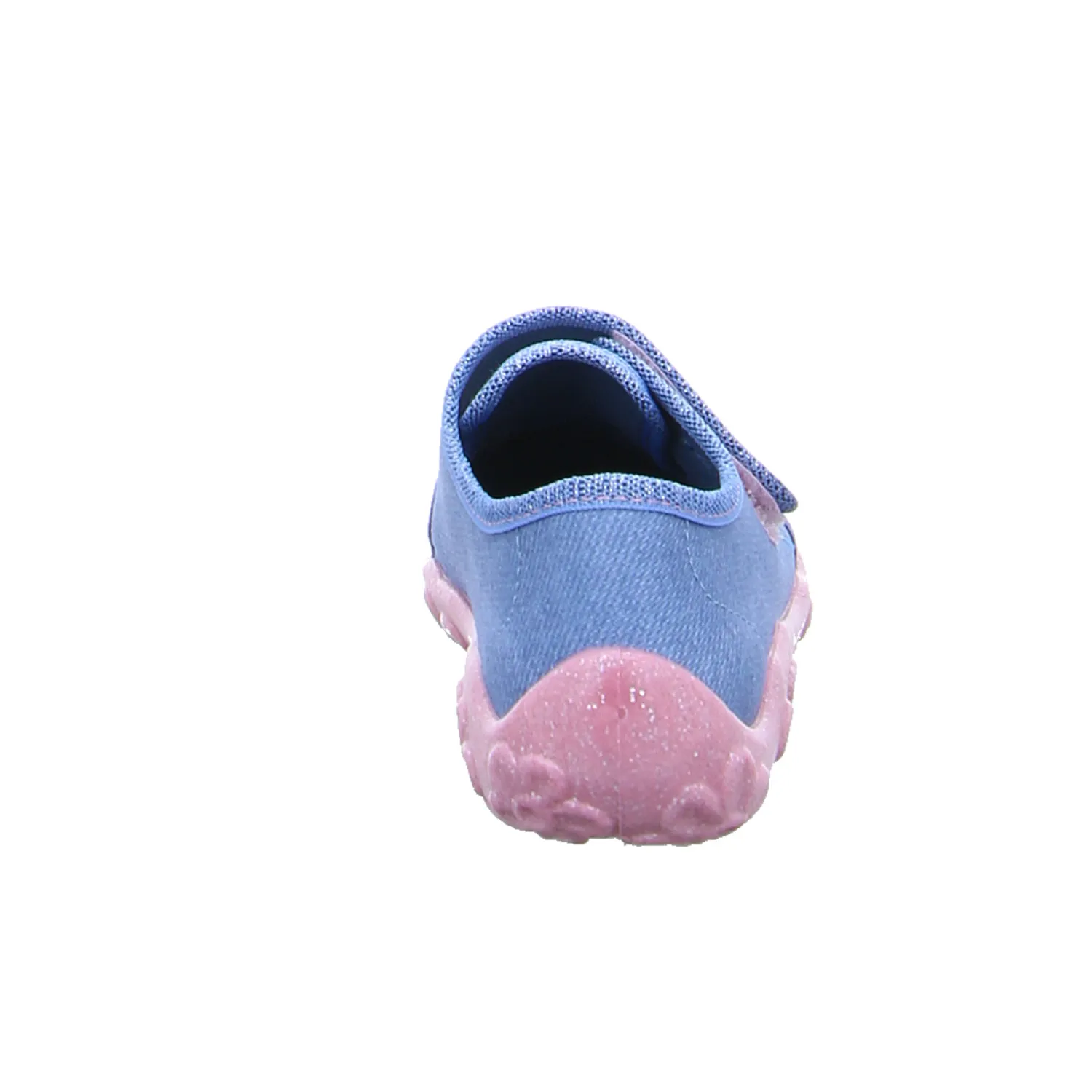 SUPERFIT Kinder-Hausschuh Blau Textil  Mädchenhausschuh