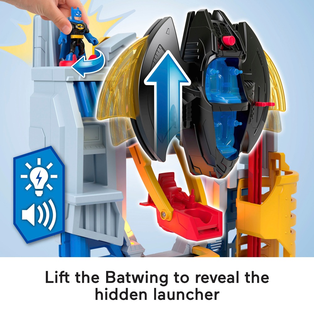 Imaginext DC Super Friends Ultimatives Hauptquartier-Spielset mit Batman-Figur
