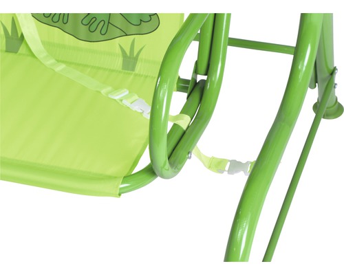 Kinderschommel Hollywood Siena Garden 77 x 117 x 107 cm Textielstof 2-zits groen