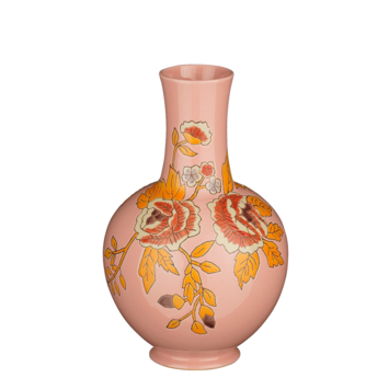 Eloise vaas roze - h36xd22cm