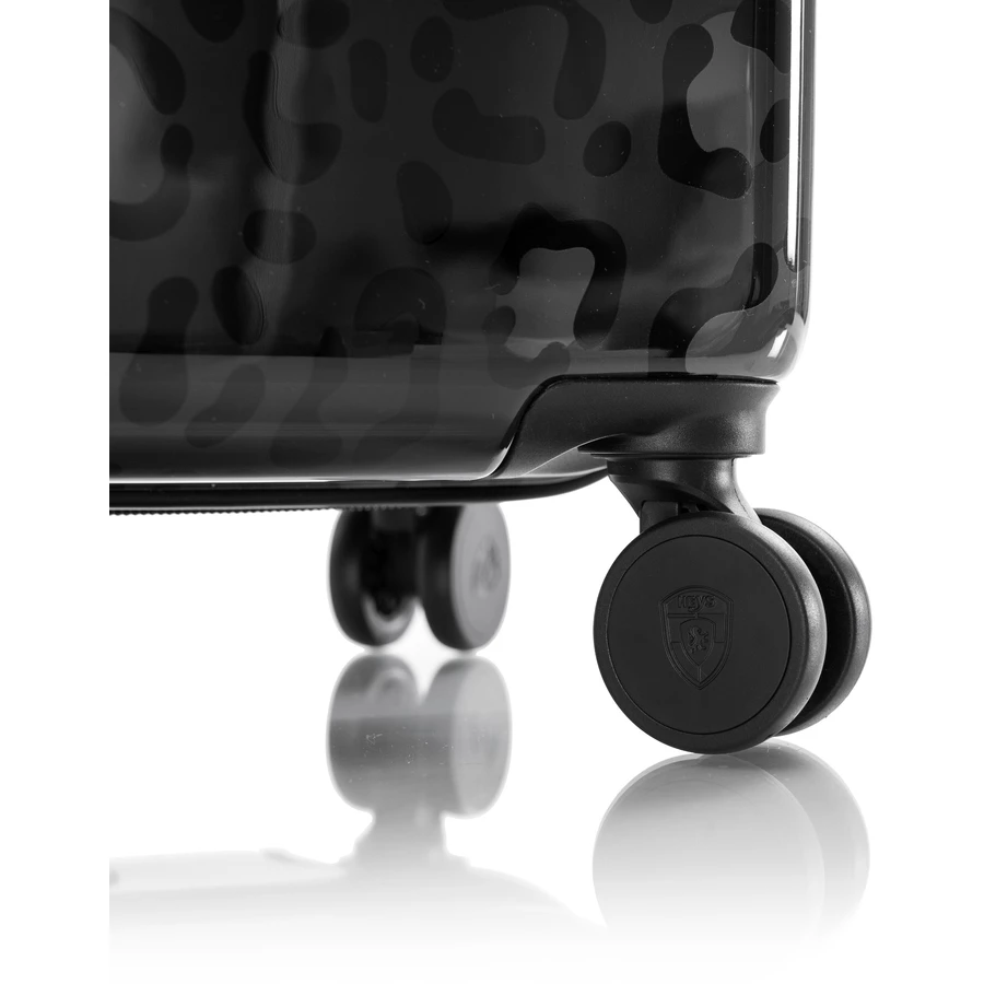 Heys Black Leopard - 4-Rollen-Trolley L 76 cm erw. black leopard