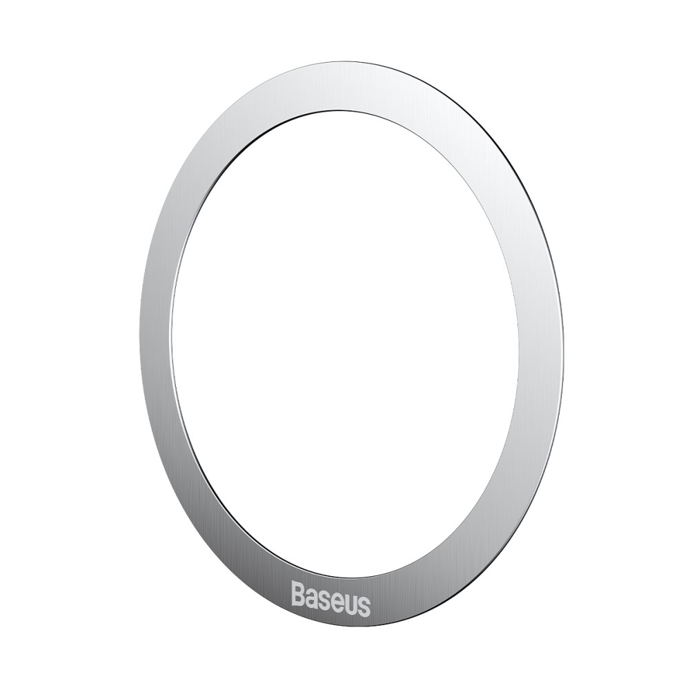 (2er Set) Magnetischer Metall MagSafe Sticker Haltering   Montagehilfe - Silber