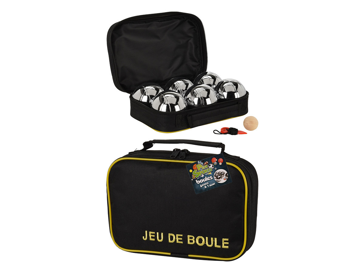Jeu de boules set met draagtas