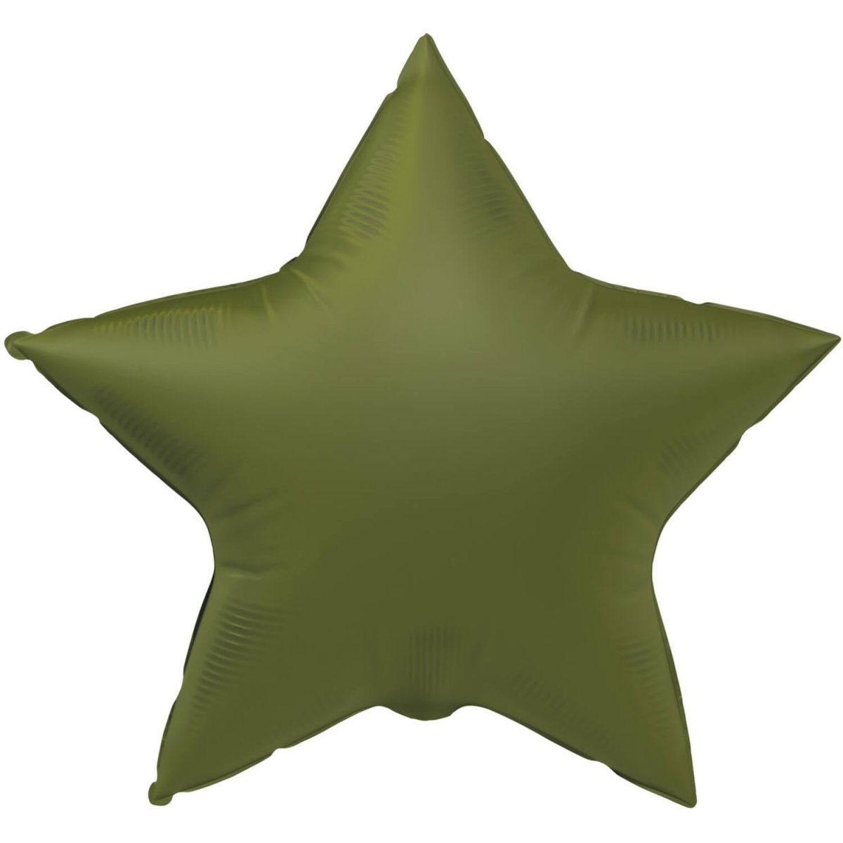 Ster Helium Ballon Groen Leeg 45cm