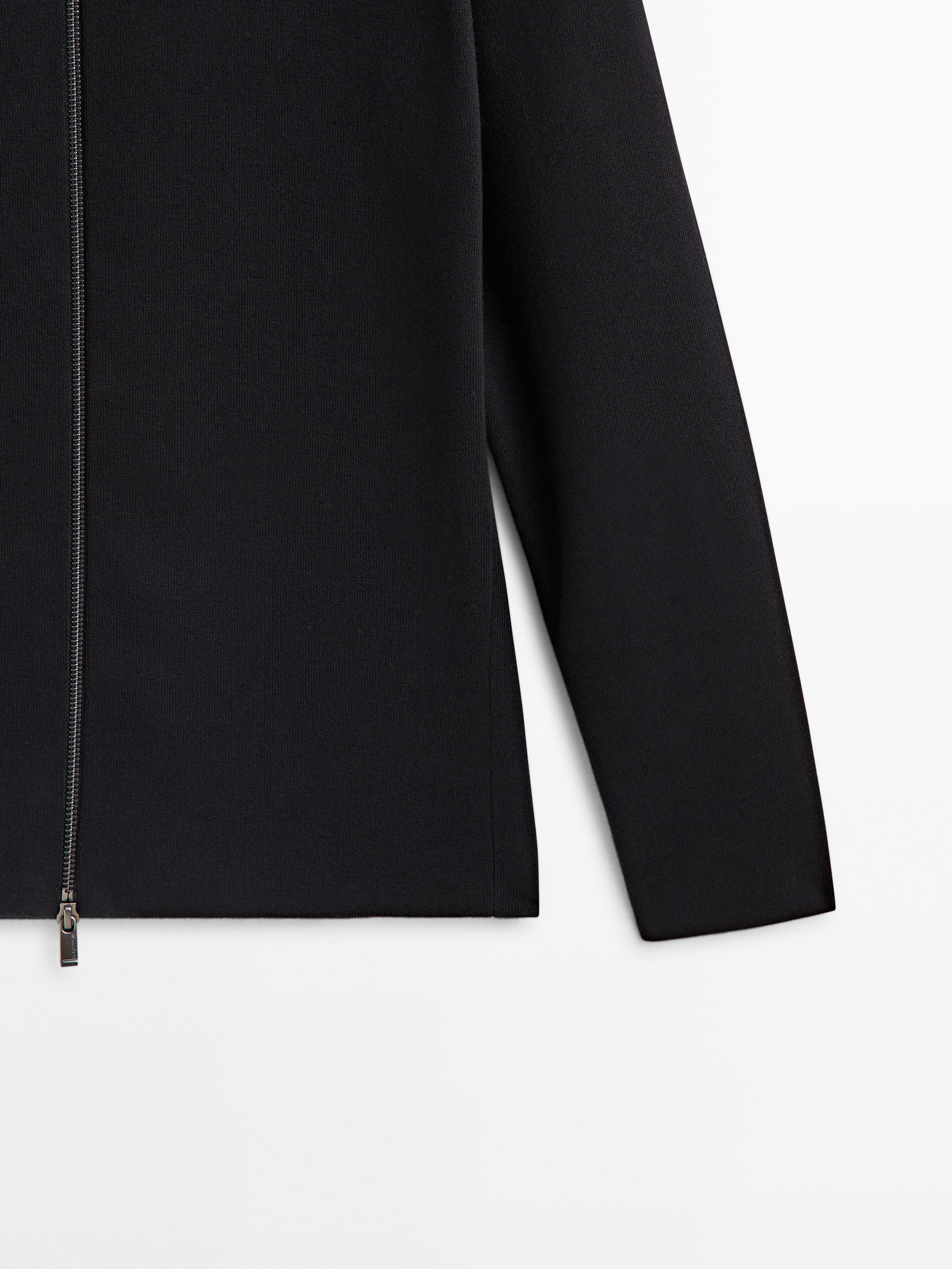 Cardigã estilo bomber - AZUL MARINHO