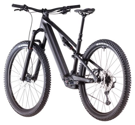 VTT Électrique Tout-Suspendu Cube AMS Hybrid One44 C:68X Race 400X Shimano Deore XT 12V 400 Wh 29'' Noir Blackline 2025