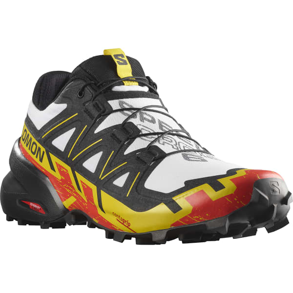 Chaussure trail SALOMON SPEEDCROSS 6 WHITE/BLACK/EMPIRE YELLOW