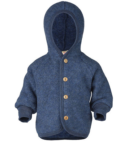 Engel Cardigan - Uld - Blåe Melange