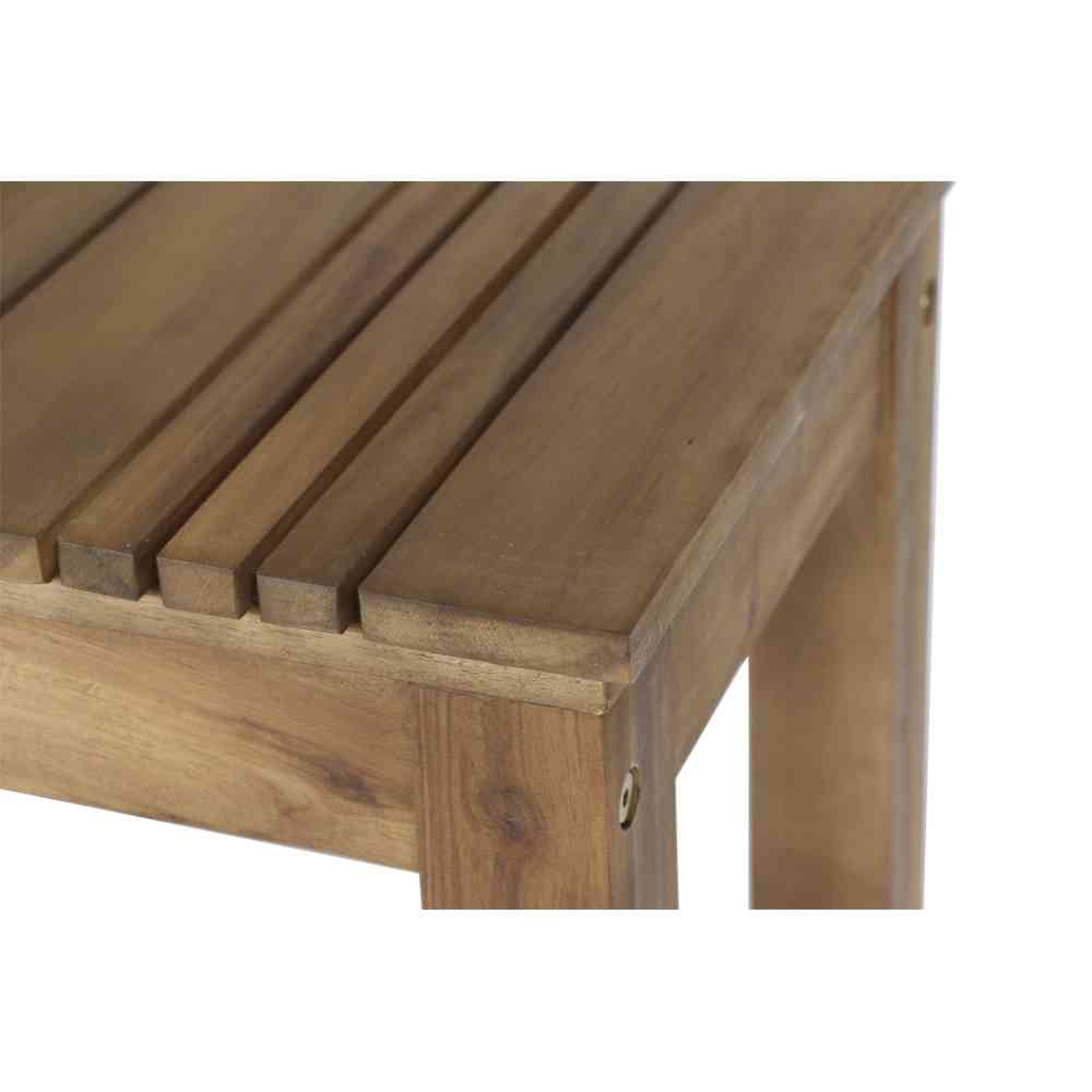 Hocker FALUN - braun - Akazie massiv - 45 cm hoch