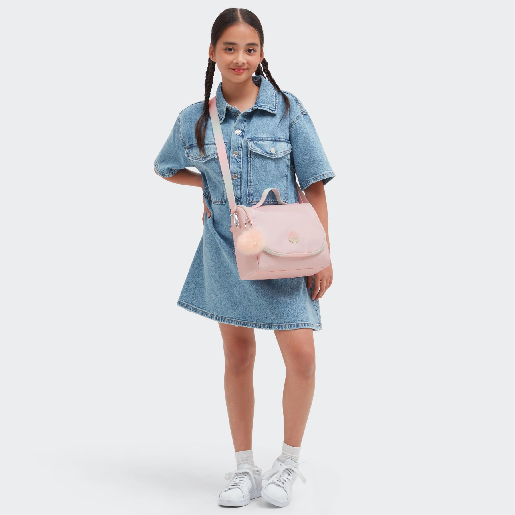 NEW KICHIROU Grand Sac Repas Isotherme avec Manchon pour Valise - Blush Metallic