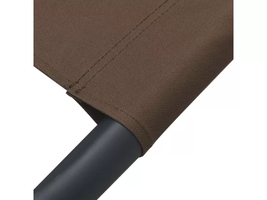 Lit de jardin Marron 200x90 cm Acier