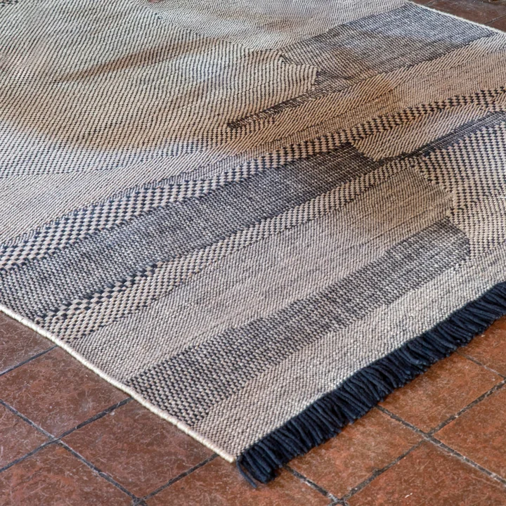 nanimarquina - Wabisabi Wollteppich, 200 x 300 cm, navy