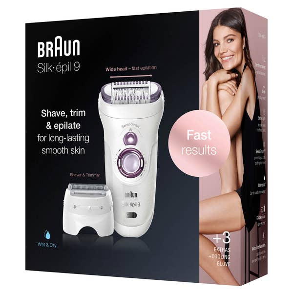 Braun Silk-épil 9 9-710 Epilierer für Frauen für langanhaltende Haarentfernung