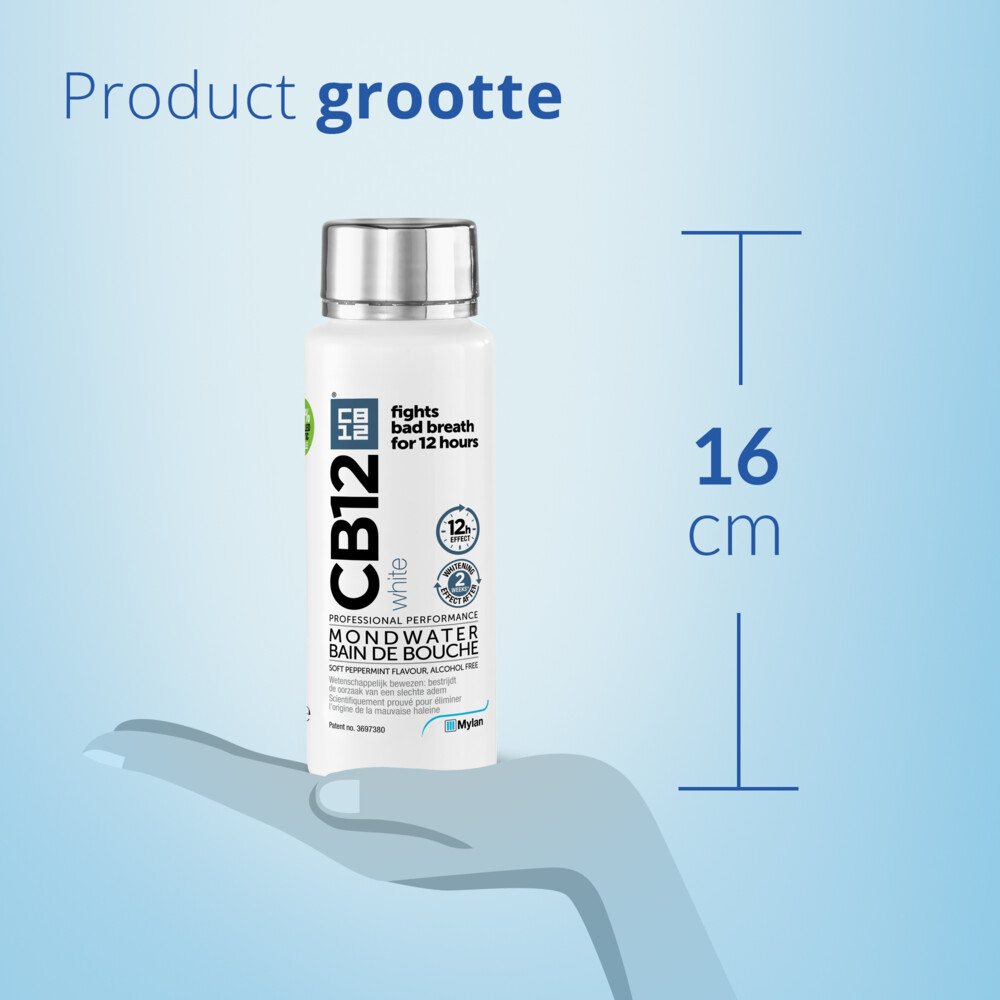6x CB12 Mondwater White250 ml