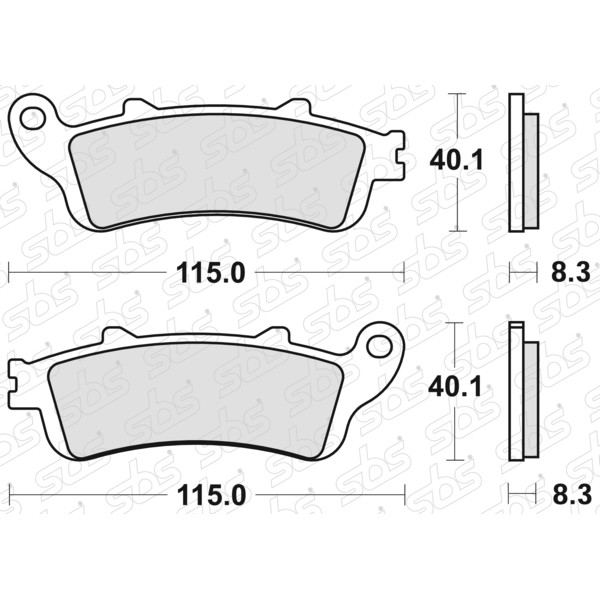 SBS - Plaquettes de frein 736 LS