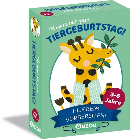 Auzou Komm mit zum Tiergeburtstag - Hilf beim Vorbereiten