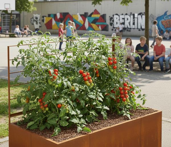 Palatino Cortenstahl-Pflanzgefäß Urban mit