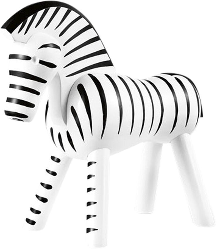Kay Bojesen Zebra Sort, hvid