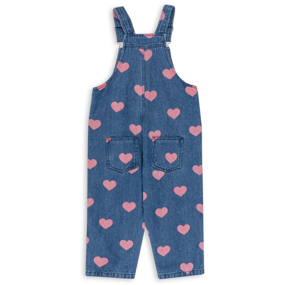 Køb Konges Sløjd Bon Coeur Pink Magot Overalls Denim Gots