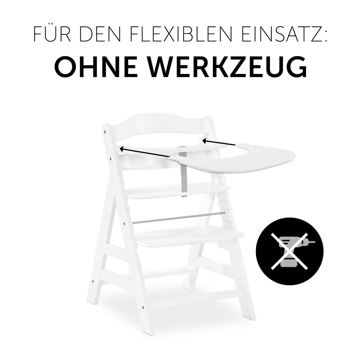 Hauck GmbH + Co. KG Hauck Tisch Tray für Hochstuhl Alpha+