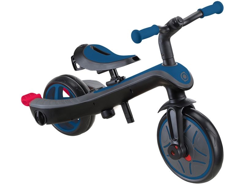 GLOBBER Dreirad Trike Explorer 4 in 1 Royal Blau Vielseitiges 4-in-1-Fahrzeug für kleine Entdecker