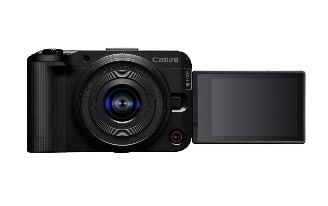 Fotokamera EOS R50V RF-S 14-30mm Kit Schwarz<br>Videoorientierte Systemkamera mit Objektiv