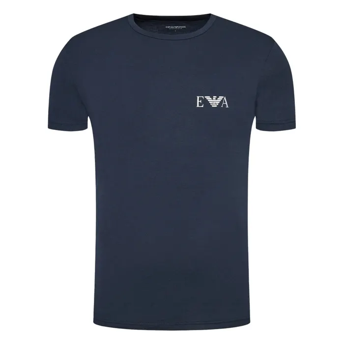 Emporio Armani Bold Monogram Crew T-shirt Heren (2-pack)