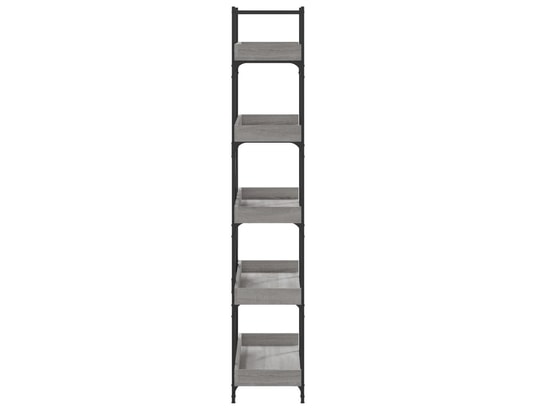 VIDAXL - Bibliothèque 5 niveaux sonoma gris 100x33x180,5 cm