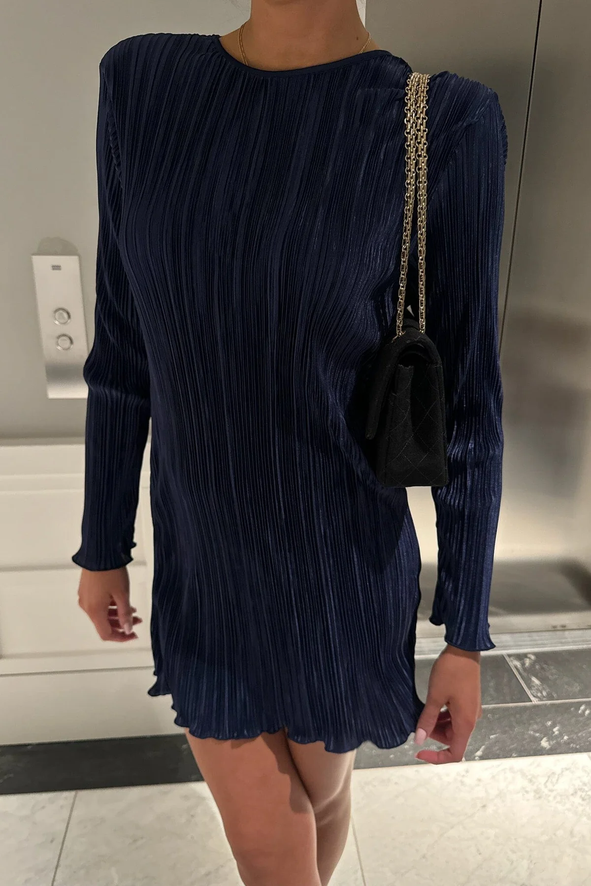 BYIC Kellyic Plissé Dress navy navy