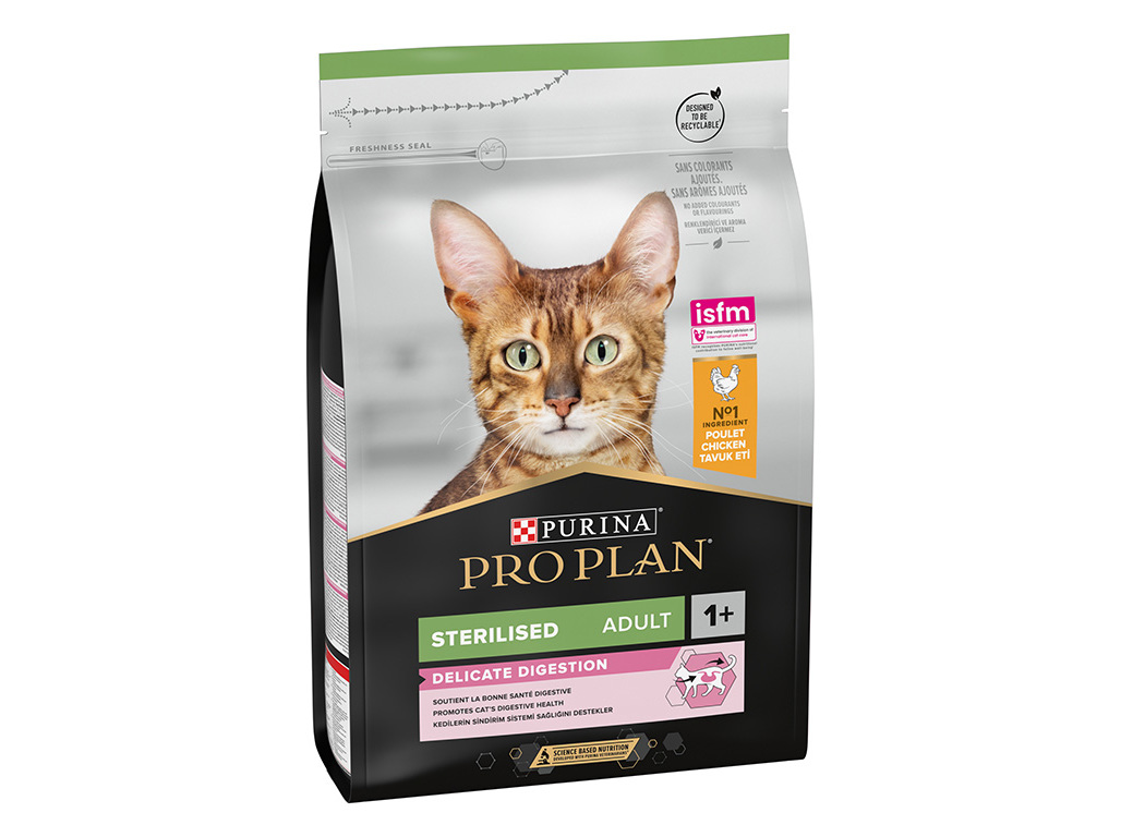 RAÇÃO PARA GATO PRO PLAN ESTERILIZADO FRANGO 3KG