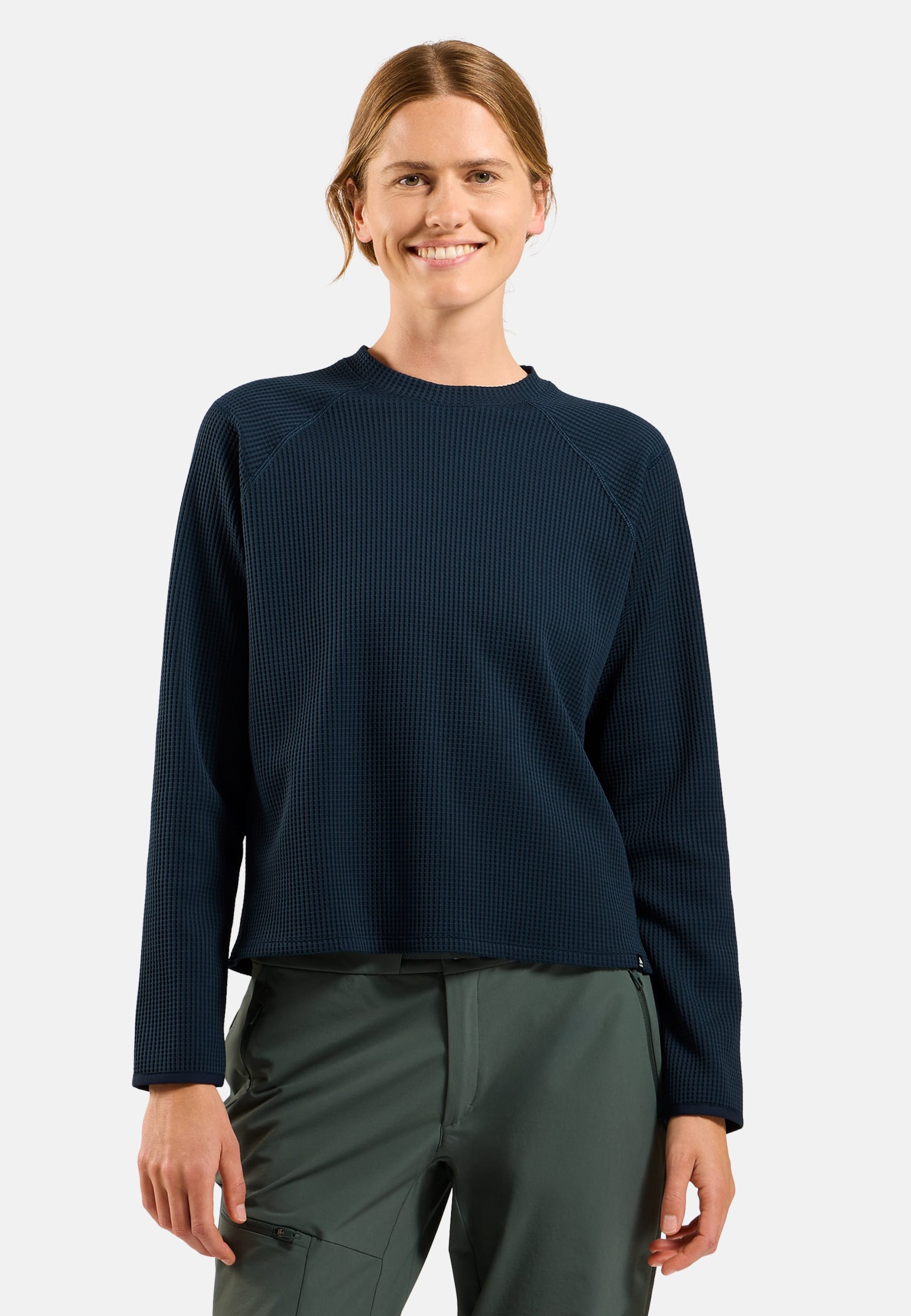 Cubic Multisport Mid Layer mit Rundhalsausschnitt in dark sapphire